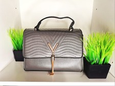 Sacs à main femme cuir italien de couleur grise