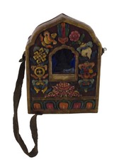 Ghau Gao en bois tibétain