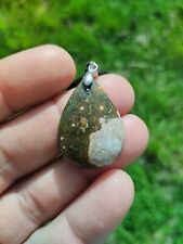 Jaspe Océan En Pendentif Forme Goutte Pierre Naturelle 