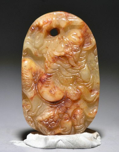 Old chinese jade carved - 1.6",