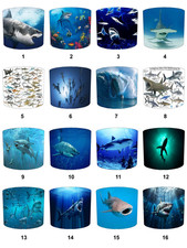Grand Requin Blanc Abat-Jour