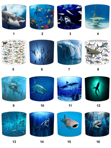 Grand requin blanc abat - grand, abat-jour