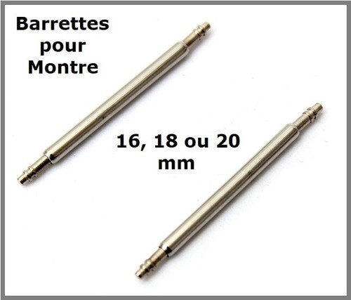 Barrettes ressort pompe - 2,