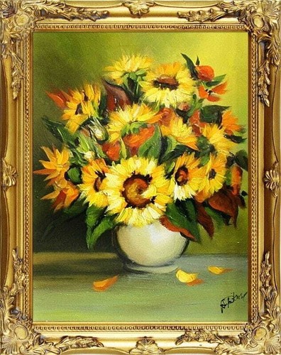 Tournesols peinture à - tournesols,