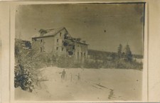 Photo-carte hiver guerre WW1