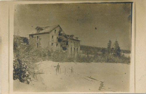 Photo carte hiver guerre ww1 - photo-carte,