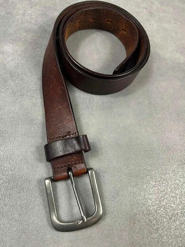 Ceinture vintage cuir - , marron