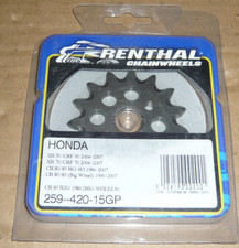pignon RENTHAL neuf pour HONDA 50 70 XR CRF 2004 à 2007 + 80  85 CR 1986 à 2007