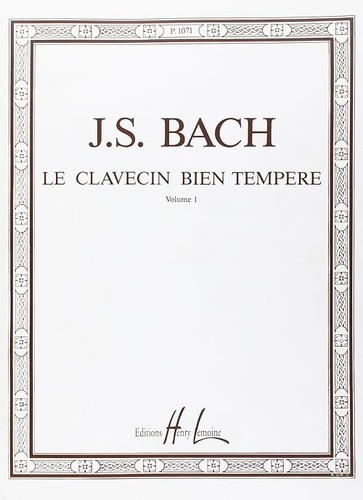 Clavecin bien tempéré volume - clavecin,