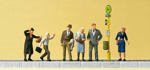 Attente the tram stop - attente, (6)