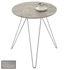 Table d'appoint ronde avec