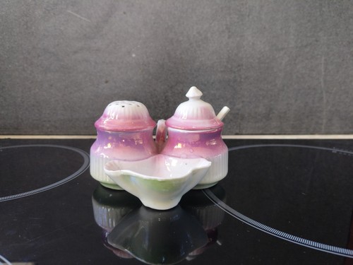 Saleron ancien vintage rose - , en