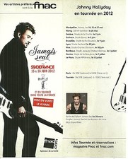 FLYER PLV - JOHNNY HALLYDAY EN