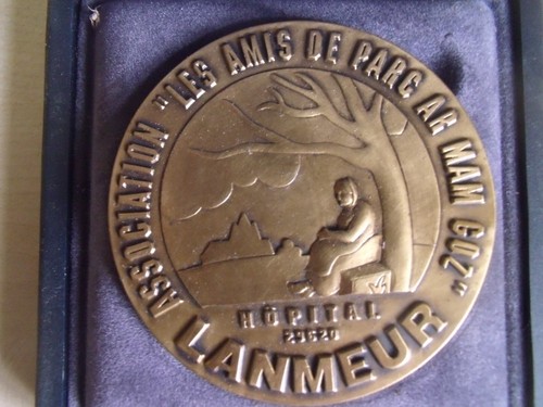 Médaille table bronze - de,
