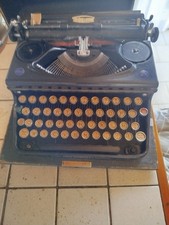 Machine à écrire Triumph Norm 6 ancienne avec boîte