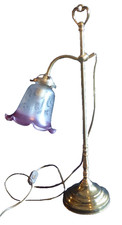 vintage Lampe de bureau laiton