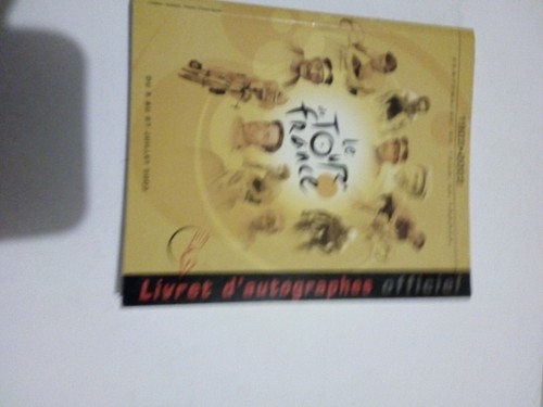 Livret autographes officiel - livret, d'autographes