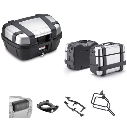 Kit givi coffre trk52n valises - givi,
