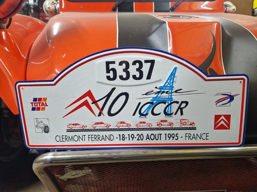 Plaque rallye citroen - plaque,
