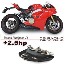 2018-on Ducati Panigale V4 V4S Cs racing Slip-On Silencieux Échappement Vidéo