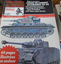 Connaissance de l'histoire Hachette n°17 char de combat allemands 39-45 tigre