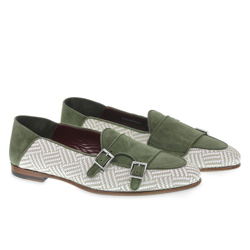 Homme mocassin double - , boucle