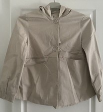 Blouson Type Trench Coat Beige