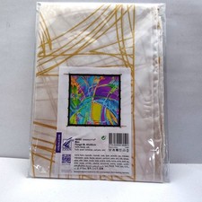 CARRE SCARF SOIE A PEINDRE PRESERTI OR IDEEN 90*90 cm  PONGE 09 MAX 46085