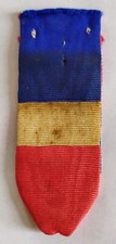 Ancien ruban tricolore pour la