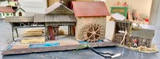 FALLER HO scierie motorisée + cabane des bois figurine maison montée B 230