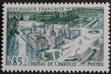Timbre - FRANCE - Château de Chantilly - Neuf ** - YT1584 - 1969