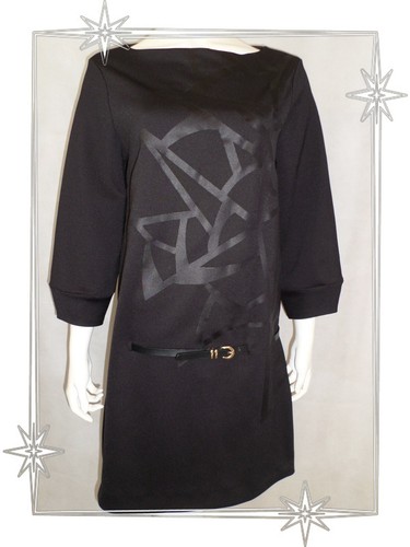 Robe fantaisie noire - -,