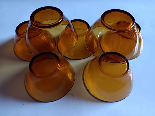7 Bols Vereco Duralex couleur