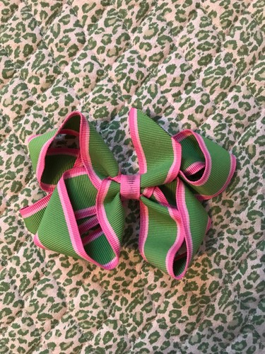 Girls boutique hair - bow, pink