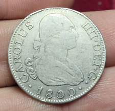 #14-53 ~ Espagne - 2 Reales 1800 - Charles IV - Madrid