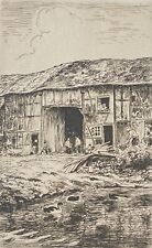 Paul Émile COLIN (1867-1949) École de Pont-Aven maison en lorraine