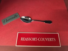 CUILLÈRE CAFÉ CLUNY 13.5 CM CHRISTOFLE TRÈS BEL ÉTAT MÉTAL ARGENTÉ 