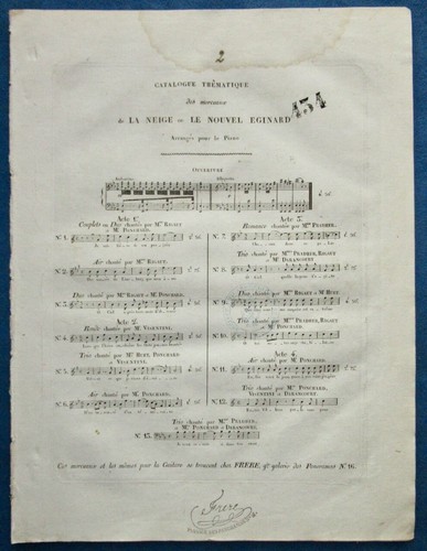 Auber opéra neige le - auber,