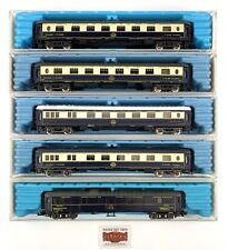 PN313 - RIVAROSSI N - 9554/9592/9593/9661/9663 - LOT 5 VOITURES DE VOYAGE CIWL