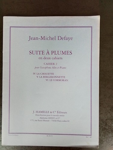 Partition jean michel defaye - partition,