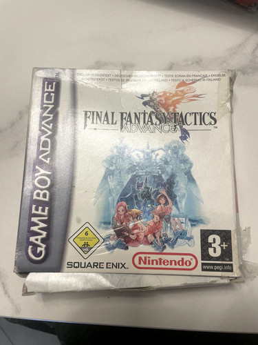 Boite vide final fantasy - vide,