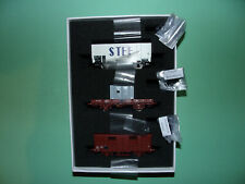 LS MODELS coffret 3 wagons plats courts OCEM 19/29 30259 NEUF