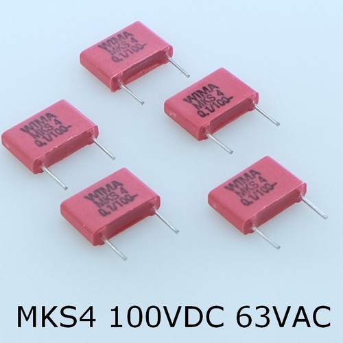 Condensateur film mks4 100nf - film,