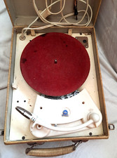 Ancien Radiola Tourne-disques platines valise moteur OK pour pièces / réparation