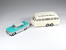 NOREV - 91 - Simca Chambord et Caravane Henon - Turquoise et gris - 1/43