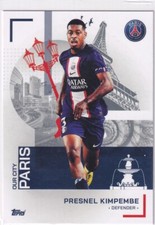 Topps Psg Paris Team-Set 2023 Football Carte Numéro 27 Presnel Kimpembe Our City