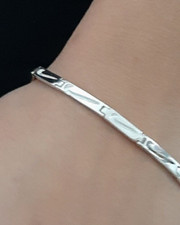 BRACELET ARGENT MAILLE