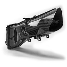 Conduit d'air Carbone Triumph Daytona 675 2006-2012 - Vernis : Brillant ; Trame