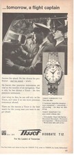 TISSOT Montre VISODATE T 12 COLLECTION Publicité 1 Page 1959 Originale