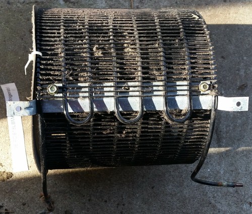 Refrigerator condenser with - ge,